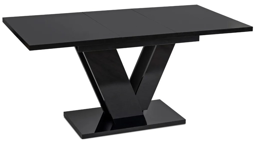 Étkezőgarnitúra 4 db. Székkel. Bővíthető asztal CLARK 120-160 + 4 db. Szürke étkezőszék. ROBIN