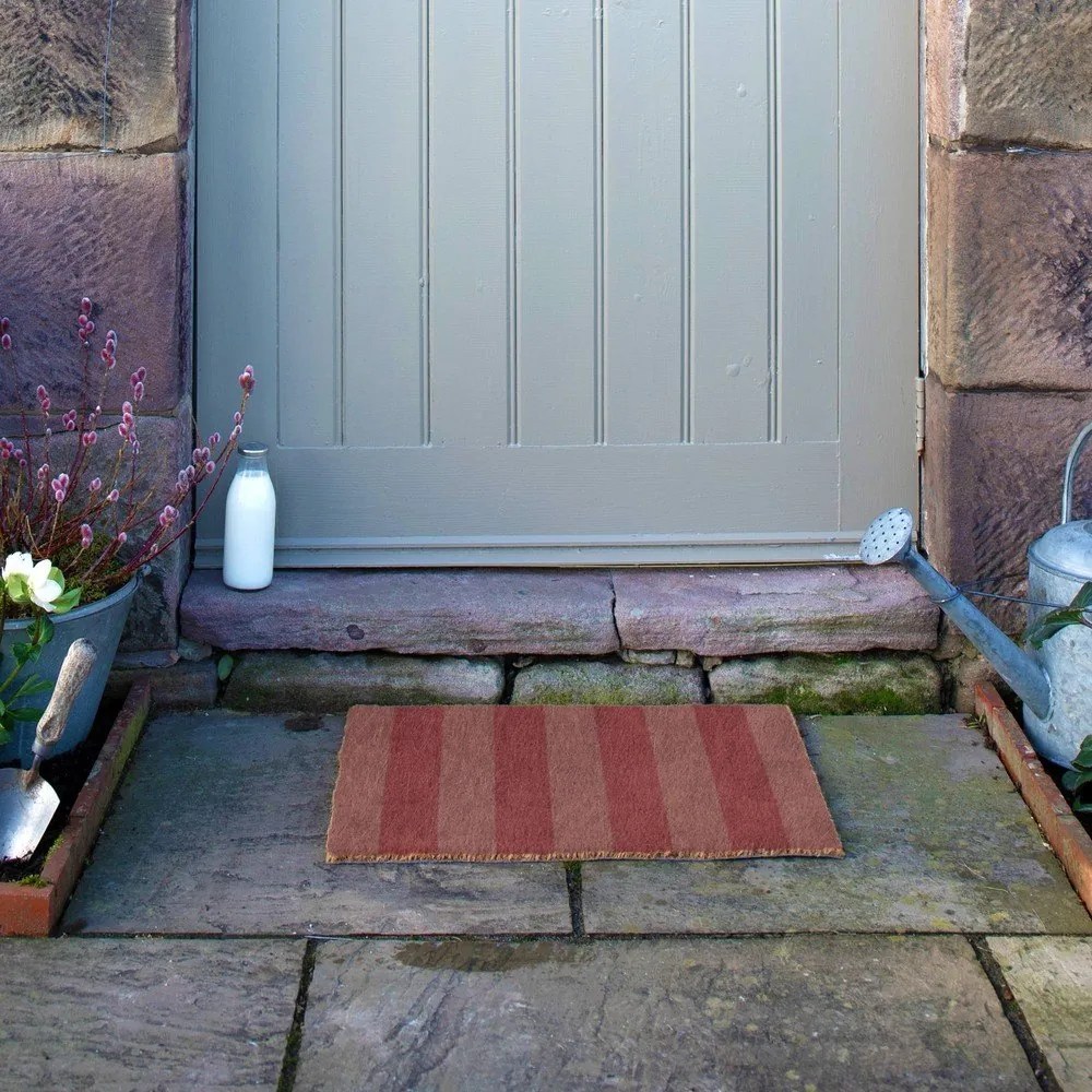 Kókuszrost lábtörlő 40x60 cm Pink Stripe – Artsy Doormats