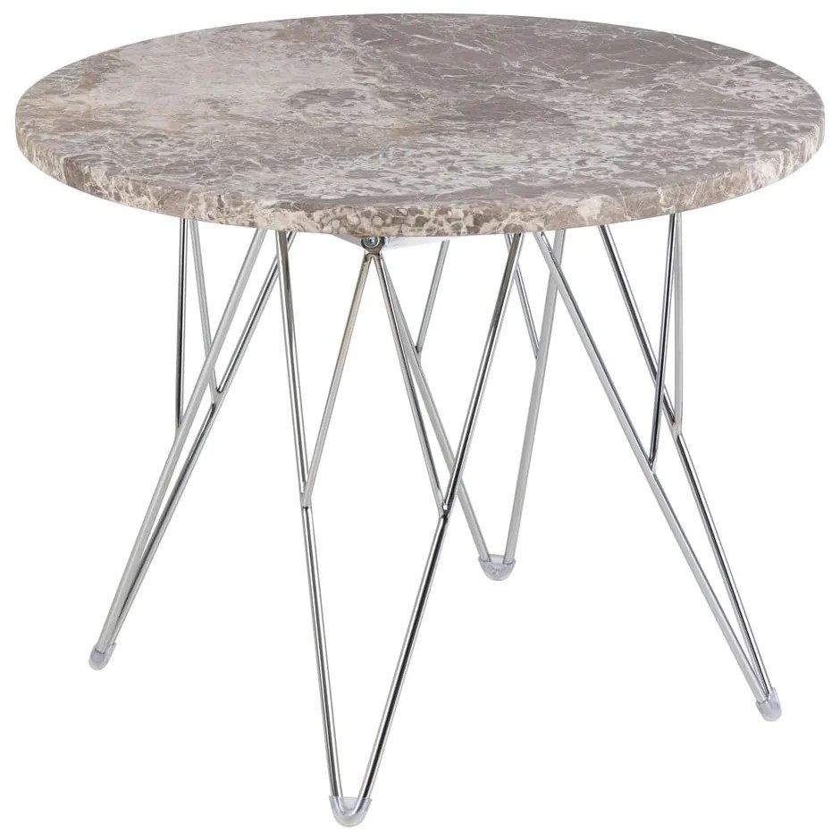 Márvány kerek tárolóasztal ø 55 cm Prunus – Actona