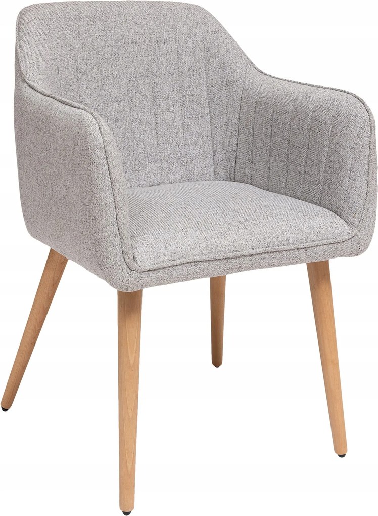 Visoca fotel fa lábakkal szürke kényelmes elegáns nappali divatos