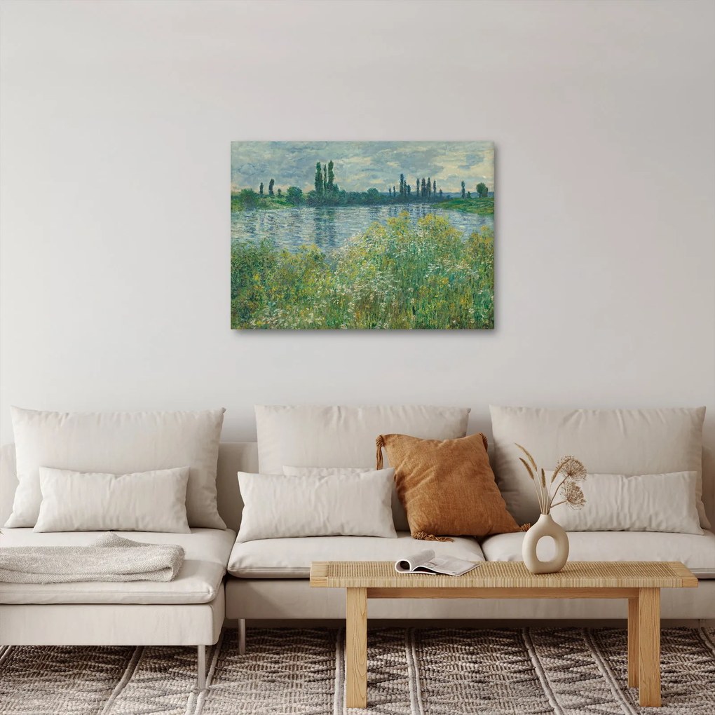 Kép - Claude Monet, Banks of the Seine, reprodukciók (70x50 cm)