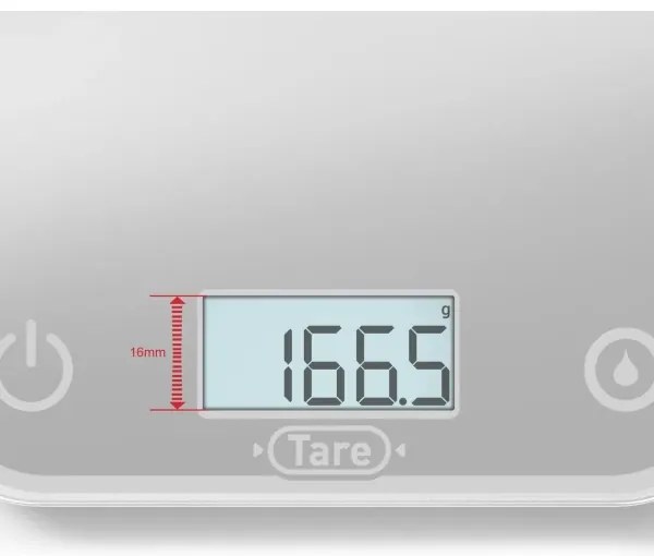 Tefal OPTISS konyhai mérleg 2xAAA, szürke