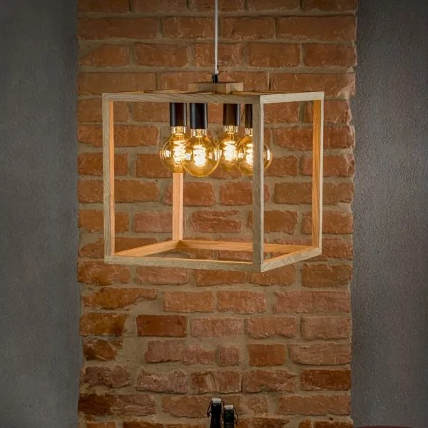 Spot-Light 61540474 - KAGO 4xE27/60W/230V függeszték kábellel