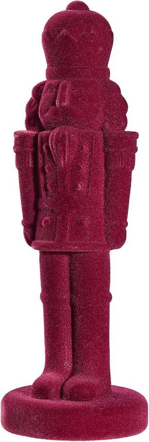 X-MAS diótörő 30 cm , bordó