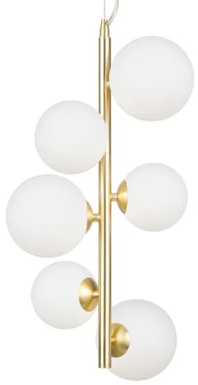 Maytoni MOD545PL-06BS - Csillár zsinóron DALLAS 6xG9/28W/230V arany