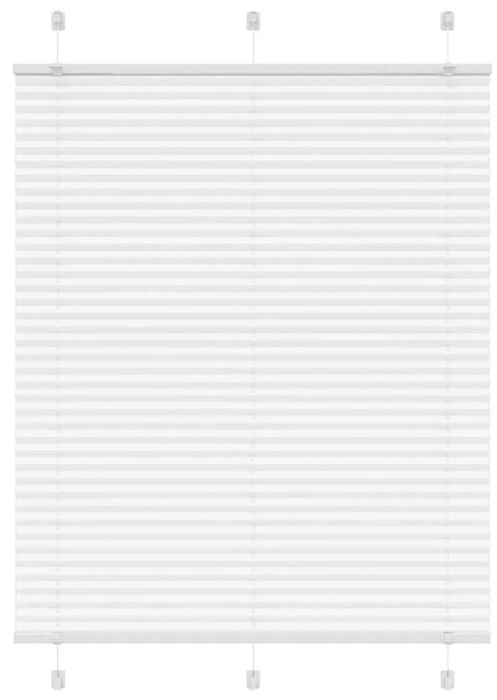 pliszírozott redőny Fehér 105x150cm szövetszélesség 104,4cm