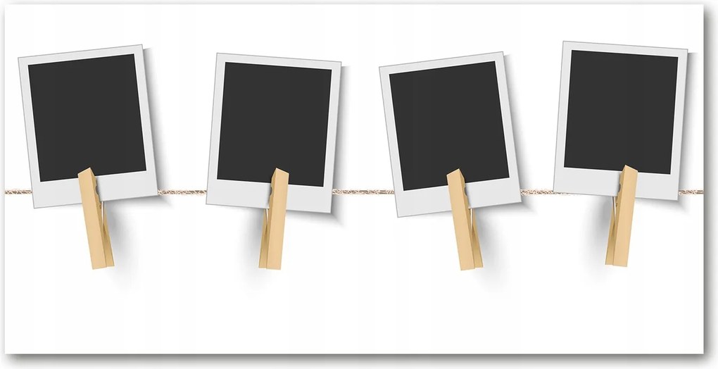 Konyhai panel Képkeretek 100x50 cm Ragasztó