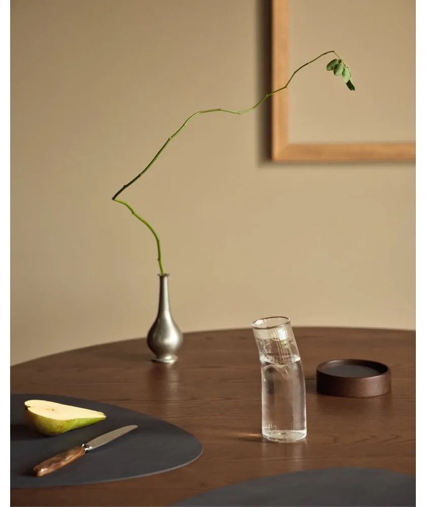 Barna dekoratív fa tárolódoboz ø 11x3 cm Circle S – LIND DNA