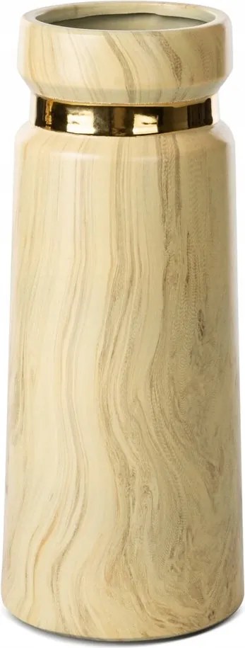 Dekorációs váza Aliza 12x12x30 Eurofirany bézs