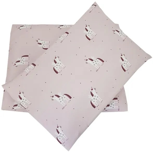 EKO - Pamut muszlin ágynemű a kiságyhoz UNICORN 2 részes