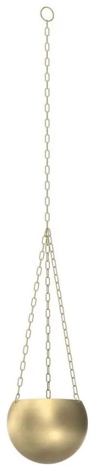 Lógó virágcserép 155x27 cm arany