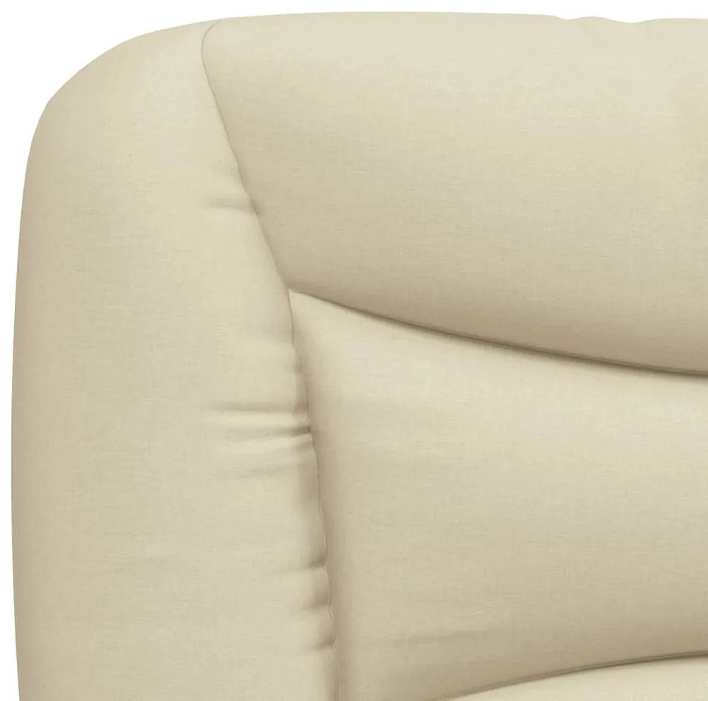 krémszínű szövet fejtámla párna 80 cm
