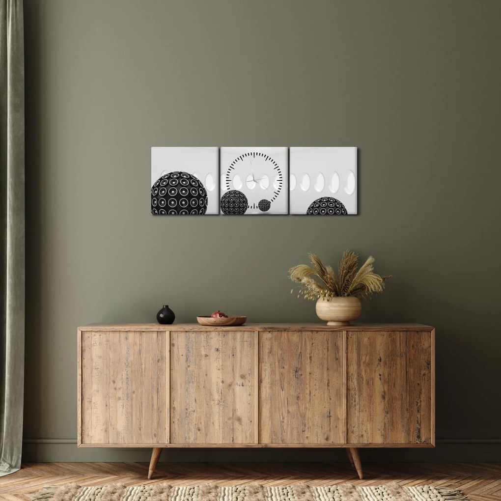 Kép - Kontraszt (órával) (90x30 cm)
