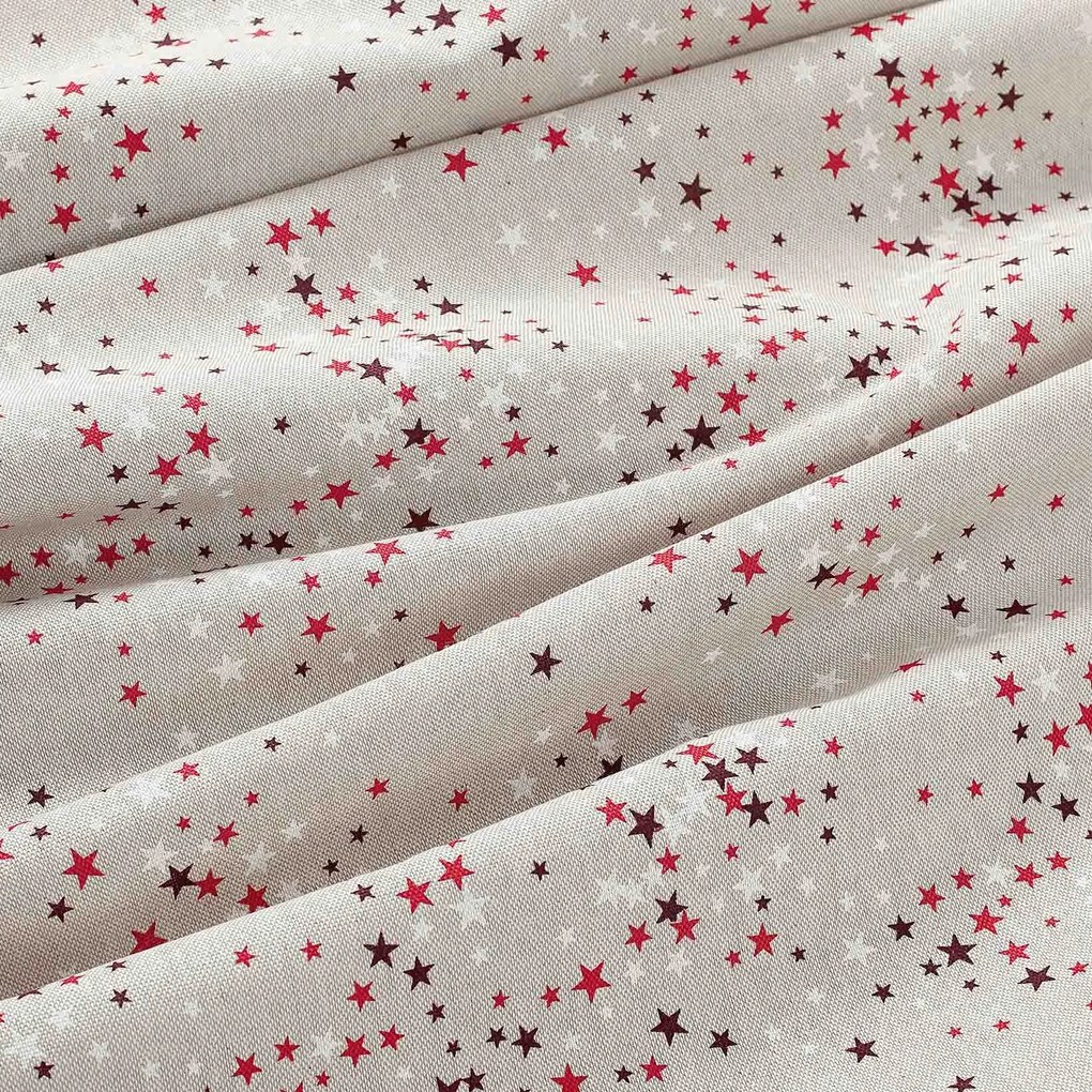 Goldea dekoratív párnahuzat valencia - csillagok natúr alapon 50 x 50 cm