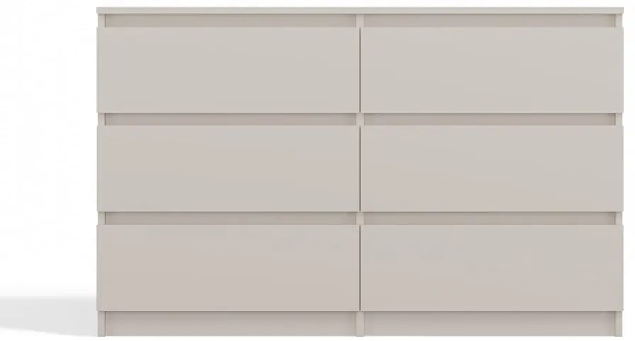 Kahsar M6 120 fiókos szekrény, 120x75x30 cm, kasmír