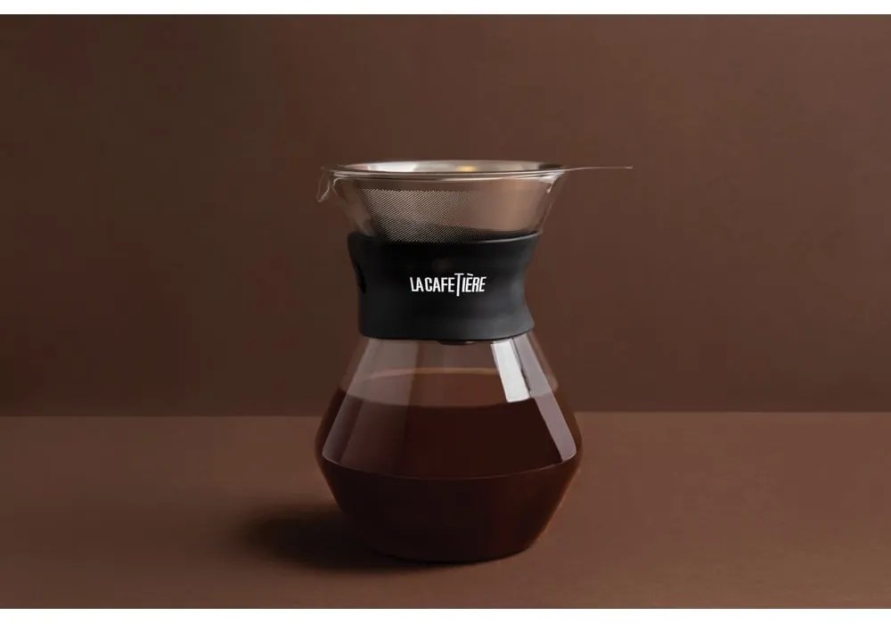 Boroszilikát üveg kancsó rozsdamentes acél szűrővel 0,4 l La Cafetiere - Kitchen Craft