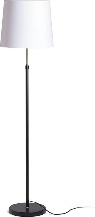 RENDL EMMETT állólámpa talapzat fekete antikolt sárgaréz 230V LED E27 15W