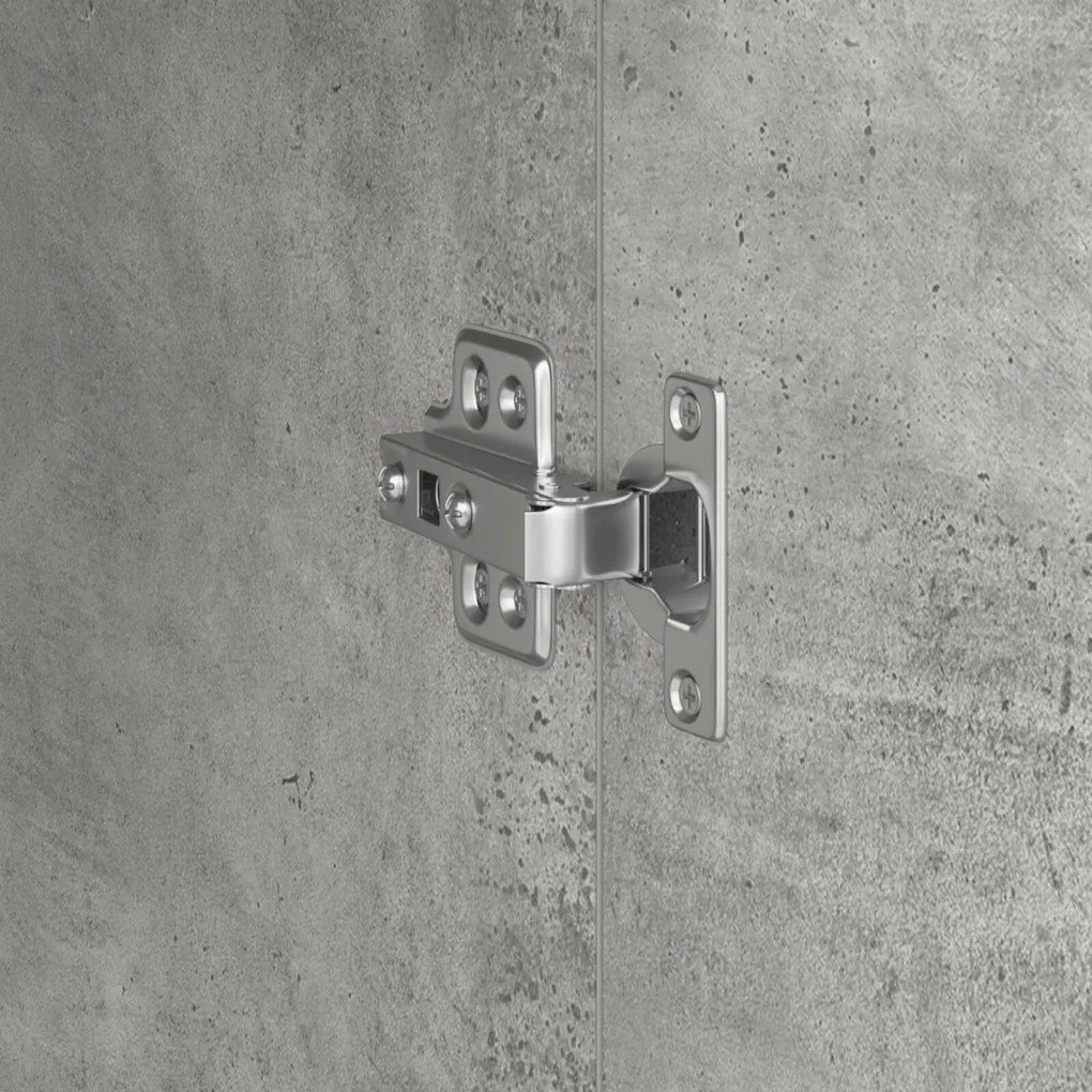 Magas Tároló Beton szürke 31,5 x 32 x 124 cm Faanyag