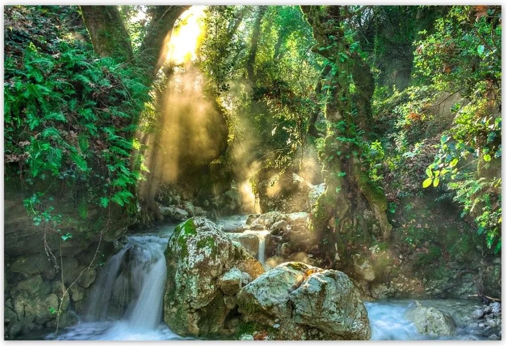 Poszterek 185x125 Vízesés Tájkép