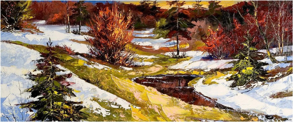 Kép - A tavasz érkezése (120x50 cm)