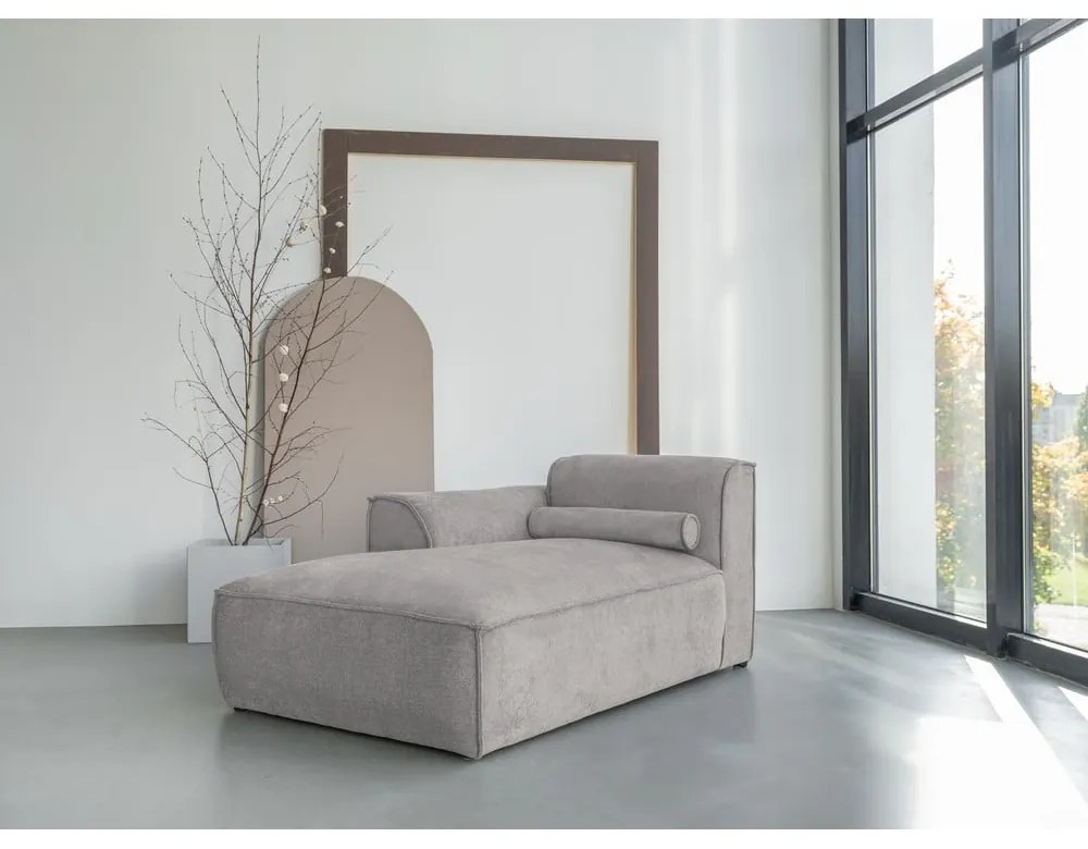 Világosszürke kanapé modul (bal oldali) Flex Felix – Miuform
