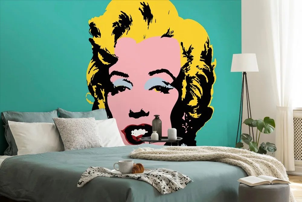 Öntapadó tapéta ikonikus Marilyn Monroe v pop art dizájnban