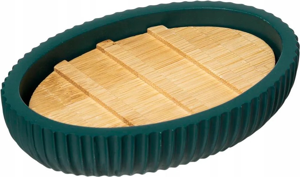 Tengeri Kőszappantartó Modern zöld 12,5x9