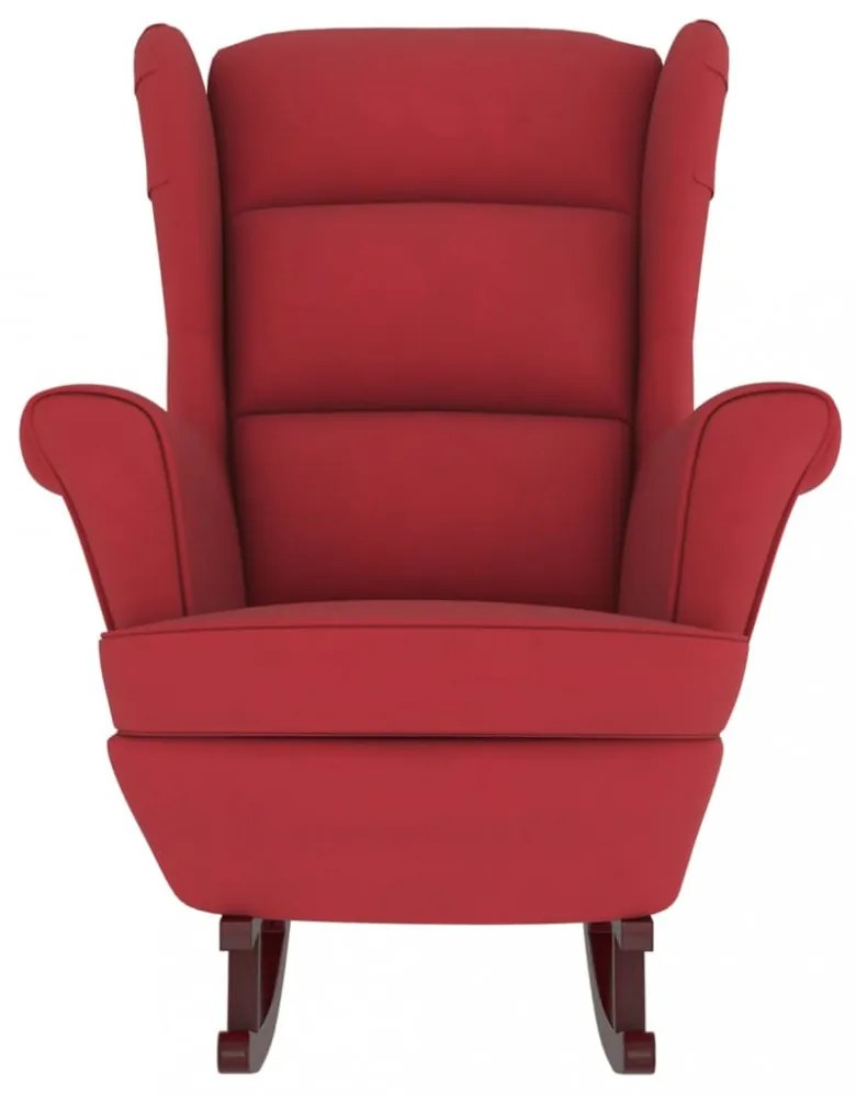 Borvörös Bársony és Tömörfa Hintaszék Fa