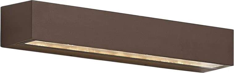 Ipari kültéri fali lámpa rozsdabarna 38cm LED-del IP65 - Hannah