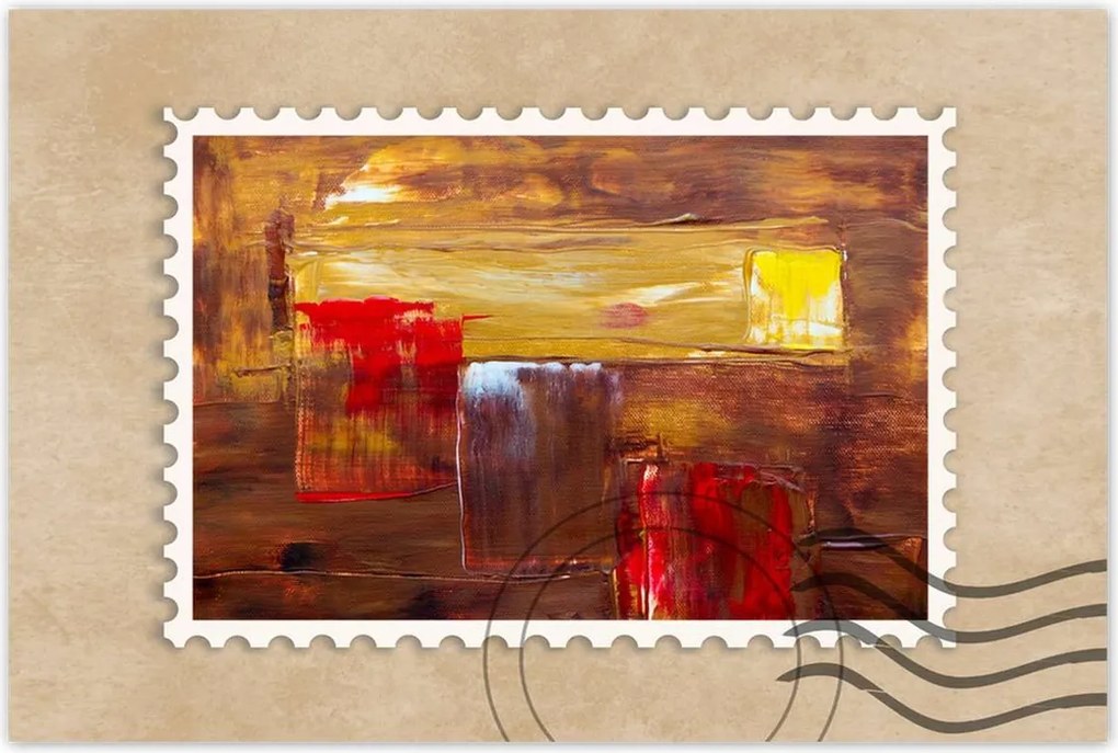 Poszterek 90x60 Absztrakt Gyík