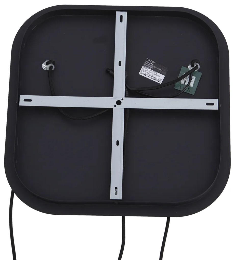 Design függőlámpa fekete füstüveggel, 3-lámpás - Gus