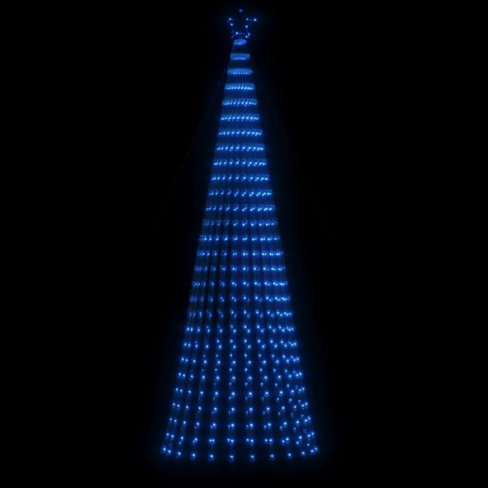 kék LED karácsonyfa 688 LED 300 cm