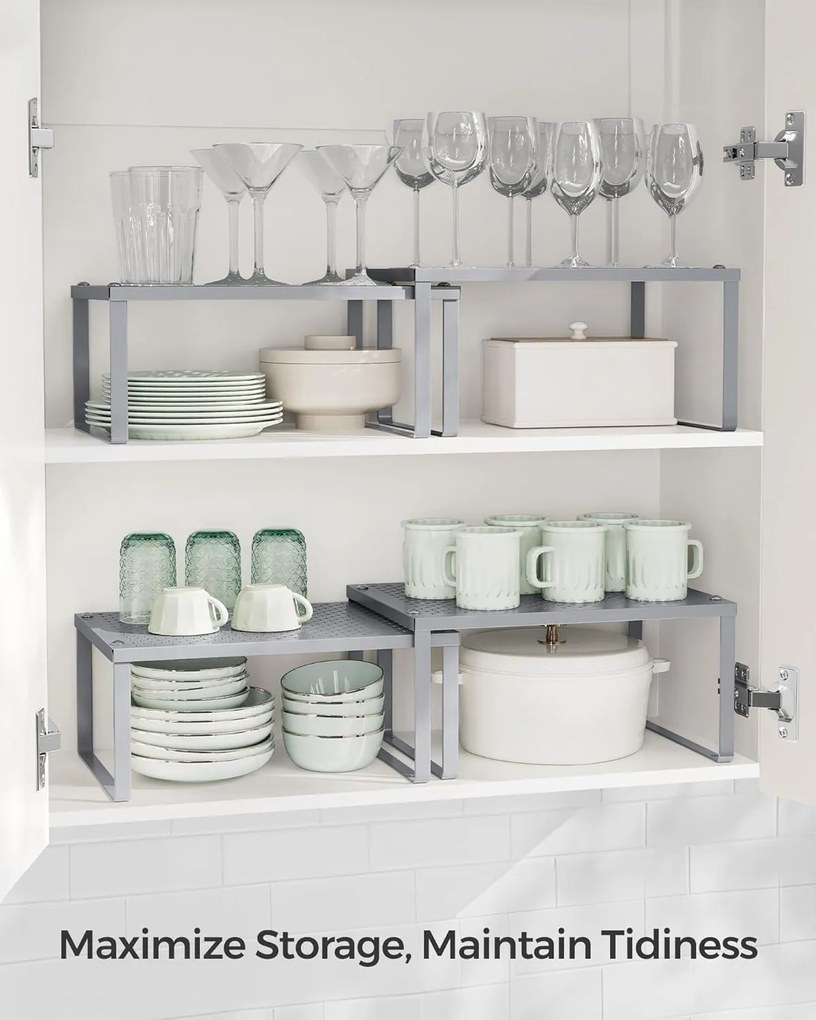 Konyhai fűszertartó rendszerező 2 db-os szett, ezüst