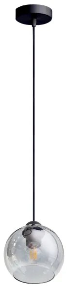 Csillár zsinóron LATIL 1xE27/60W/230V fekete