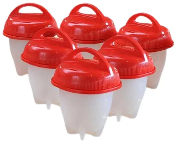 Zaparkorun Szilikon tojásfőző poharak - szilikon - 6 darabos készlet