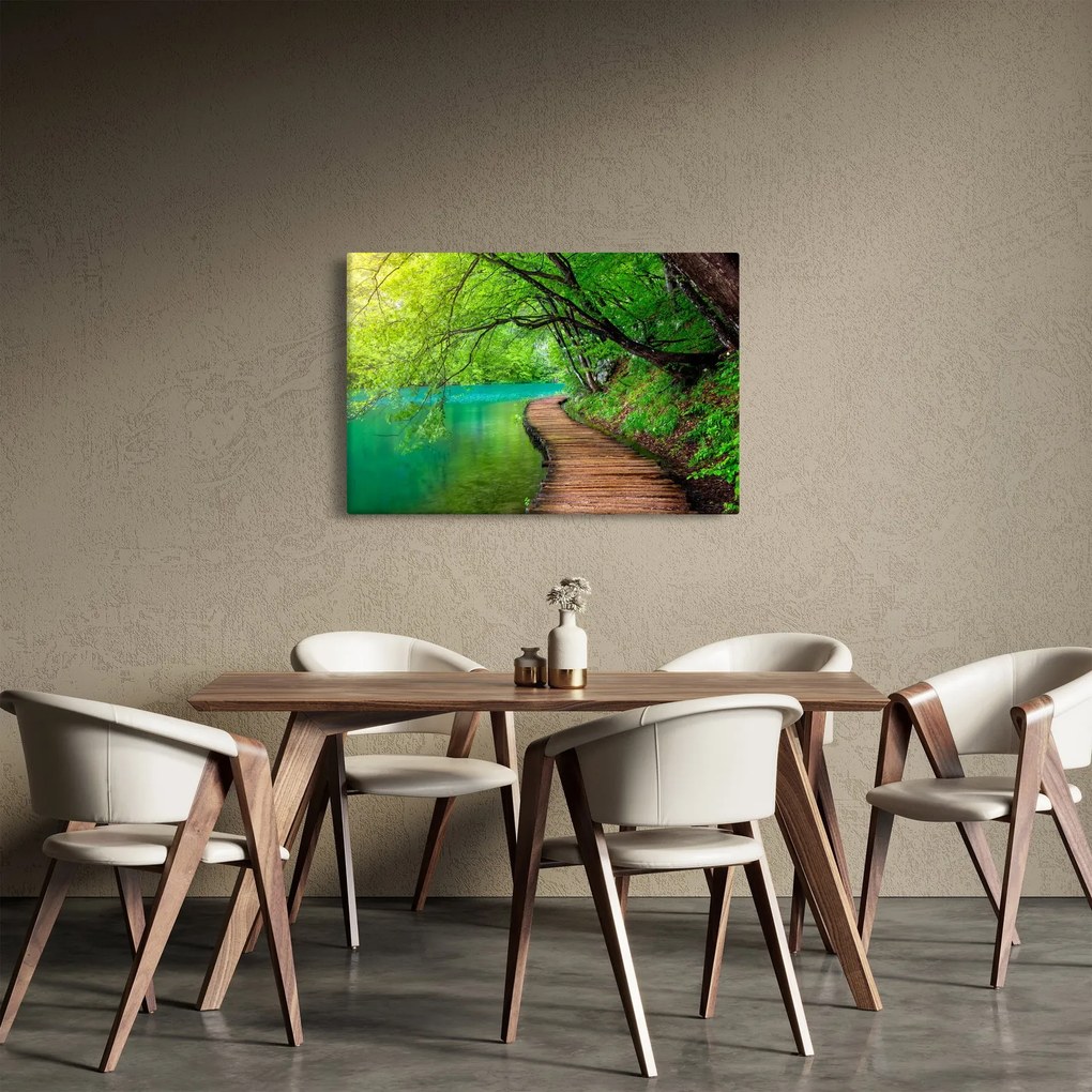 Kép - Plitvicei-tavak (90x60 cm)