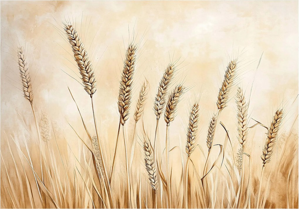 Fotótapéta Boho Doboz Bézs Természet Hálószoba Nappali Tapéta Flizelina 150x105