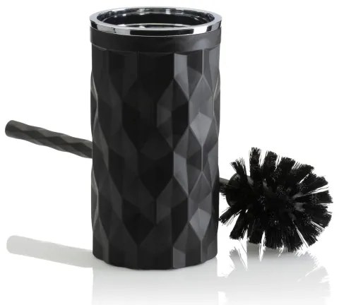 Fürdőszobai készlet REINA 5 db fekete/króm