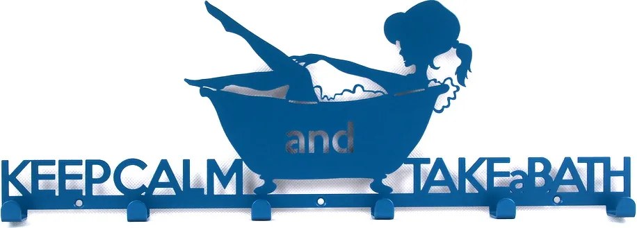 Fürdőszobai fali törölközőtartó Take a bath