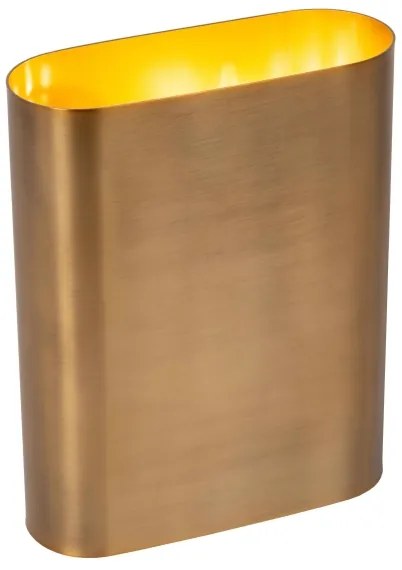 Lucide 12219/02/02 - Fali lámpa OVALIS 2xE14/9W/230V arany