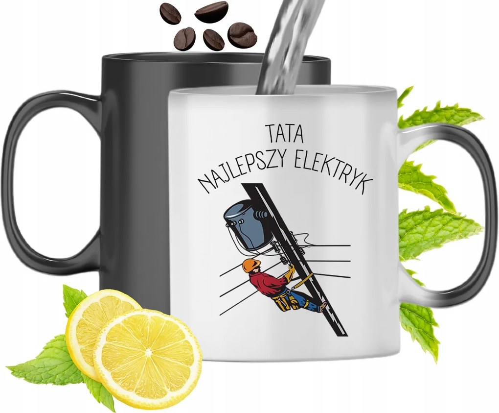 Mágikus Bögre Apukáknak Színváltós Nyomtatott Fotóval