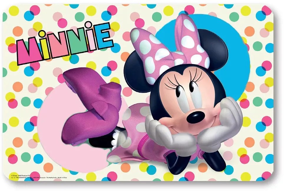 Disney Minnie tányéralátét colour