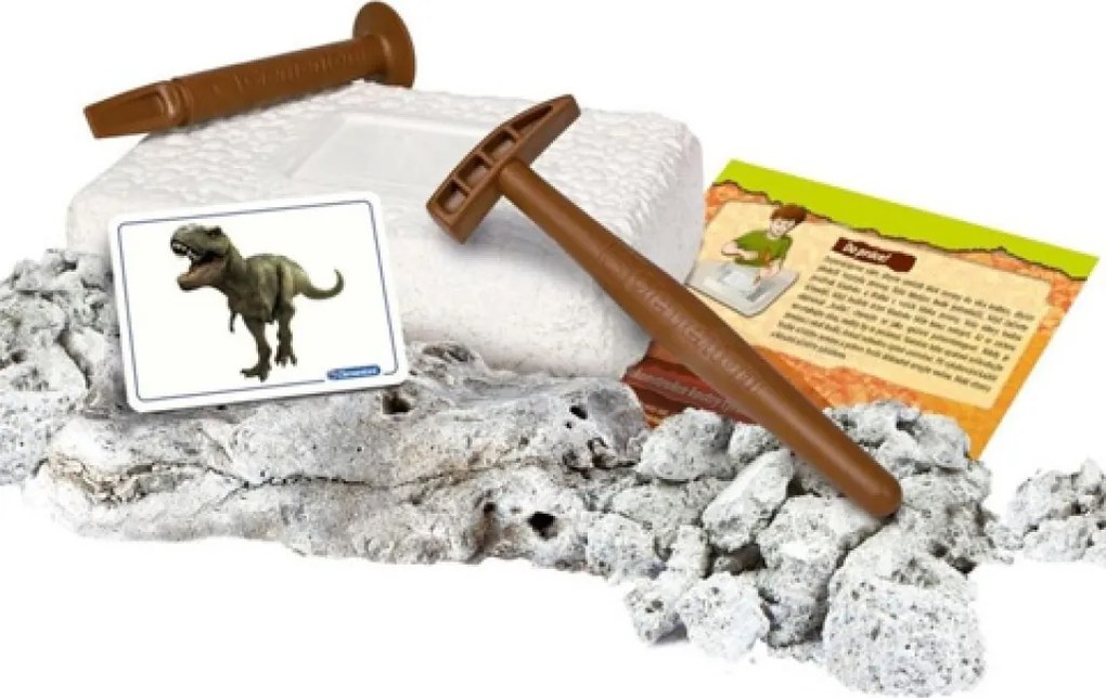 Világító dinoszaurusz Archeo Fun régészeti készlet Clementoni
