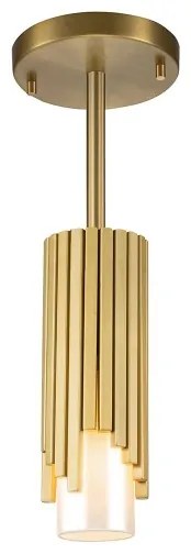 Elstead MARVELE-MP-AB-OPAL - MARVELE rúdról függő csillár 1xE14/40W/230V aranyszínű