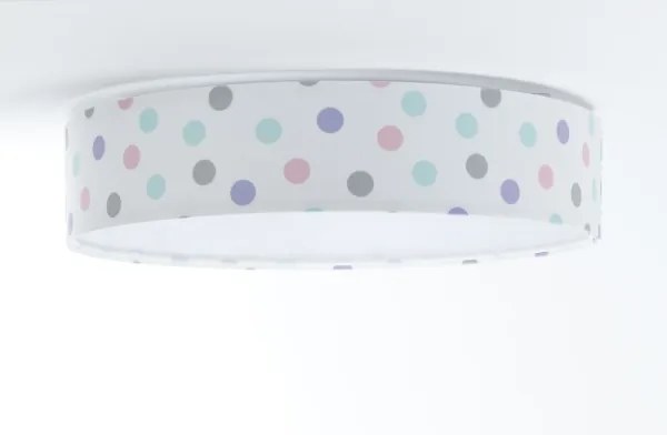 GALAXY KIDS LED/24W/230V színes pöttyös dimmelhető lámpa + távirányító