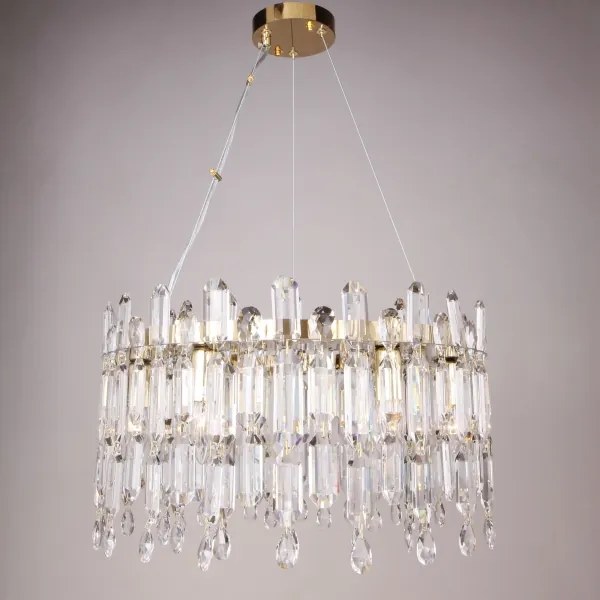 Zuma Line 9867-500 - Csillár zsinóron CROWN 6xE14/40W/230V arany