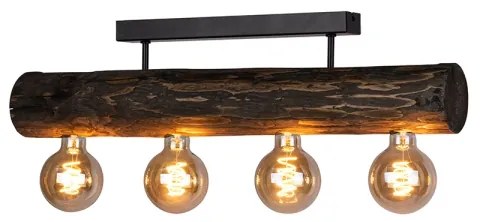 Spot-Light DO6997456 - TRABO felületre szerelt csillár 4xE27/60W/230V fenyőszínű