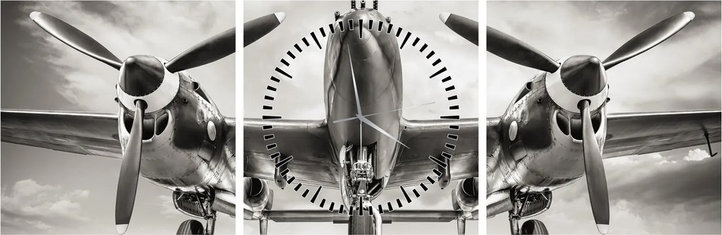 Kép - Warbird (órával) (90x30 cm)