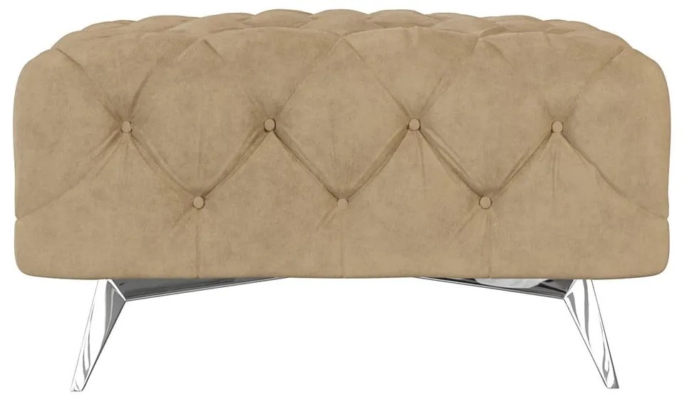 Világosbarna bársony lábtartó Chelsea – Ropez