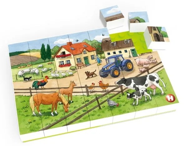 Élet a farmon puzzle gyerekekek - Hubelino
